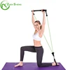 ZHENSHENG Fitness Custom Stretch Resistance Exercise Bands Kit 17 Pieces Exercise Tube kit