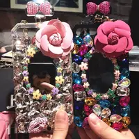 

fashion luxury case for iphone 11 7 8plus diamond perfume phone case for samsung s10