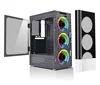 2019 OEM New Design White ATX cpu cabinet pc gabinete with 3 RGB Fans/ computer case with transparent side panel