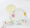 Ceramic New Bone China 16Pcs Crockery Set Porcelain Dinner Set Tableware