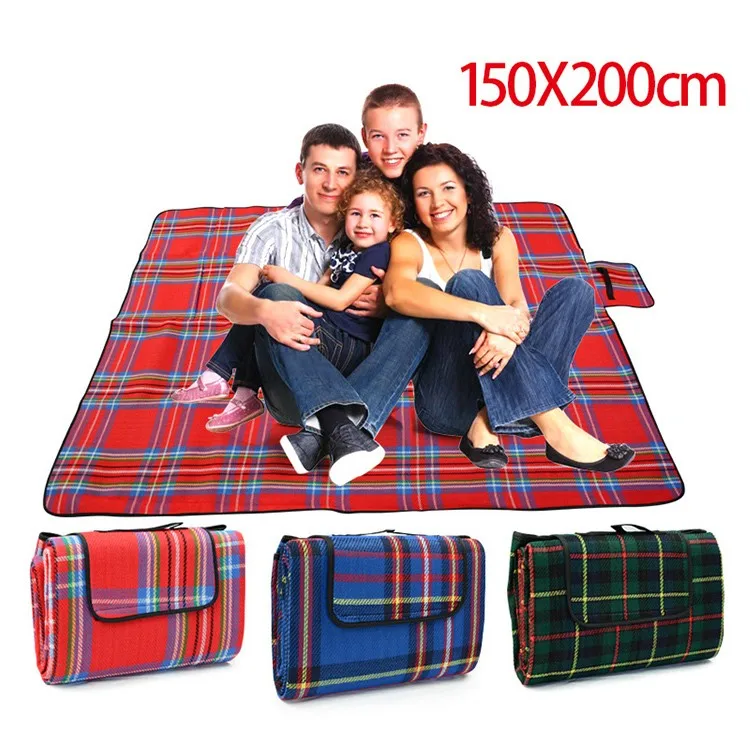 Promotional Outdoor Using Pp Non Woven Cheap Picnic Foldable Beach Mat