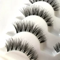 

New design false eyelashes black 25mm eye lashes mink 3d