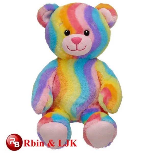 rainbow teddy bear