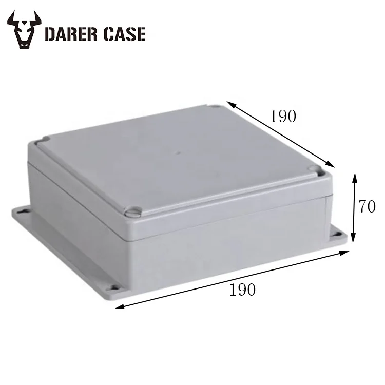 

DE132 190*190*70mm IP65 ABS plastic waterproof junction box for electricity meter