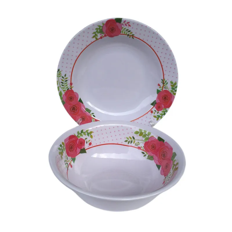 Melamine Dinnerware Plates Dishes & Plates Round With Food Grade