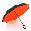 Double Layer Sun C Handle Inverted Quick Dry Travel Umbrella Car Opposite Umbrellas