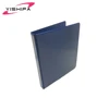 Durable 3 Holes Blue Plastic O Ring Binder Folder with View Pockets