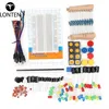 Lonten Hot Components starter kit 400 point breadboard+30 x jumper wires+Resistor Kit + Capacitor Kit+2xbuzzer+LEDs with Plastic