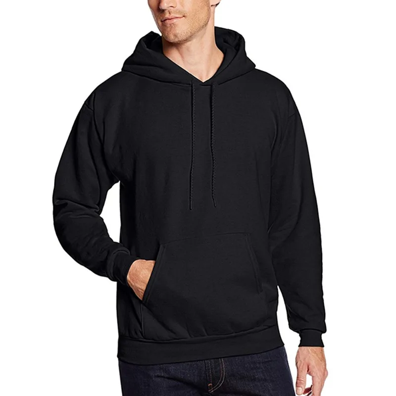 

Men's Pullover Autumn and Winter Cotton Hoodies Sweatshirt, As pictures