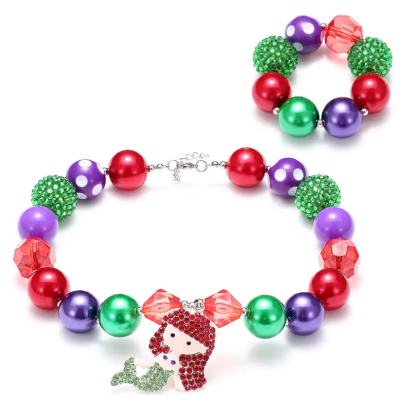 

Baby colorful Chunky Fashion bead Necklace jewelry, Various, as your choice