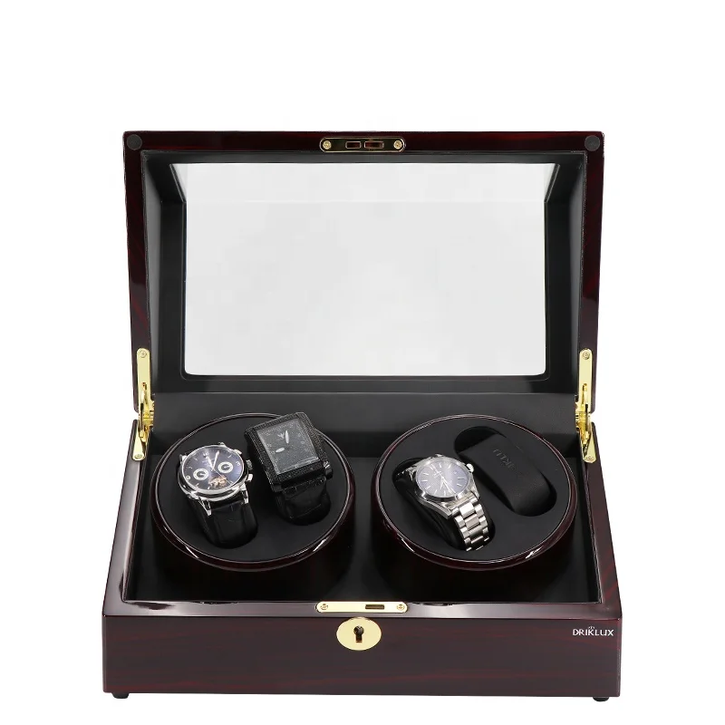 

2019 Driklux High Quality 4 Automatic Wooden Watch Winder Luxury