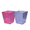 Custom office metal mesh garbage waste file trash dust bin