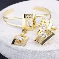 

24k gold dubai african gold plated jewelry sets