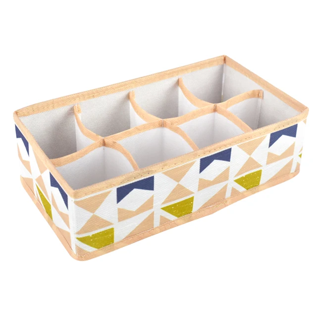 Non Woven Fabric Underwear Closet Drawer Organiser Foldable