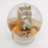 100 MM Large Size Custom Full Details Promo Snow Globe
