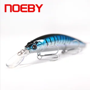 NOEBY 110mm 40g sinking Minnow Fishing lures Saltwater plastic minnow fishing bait