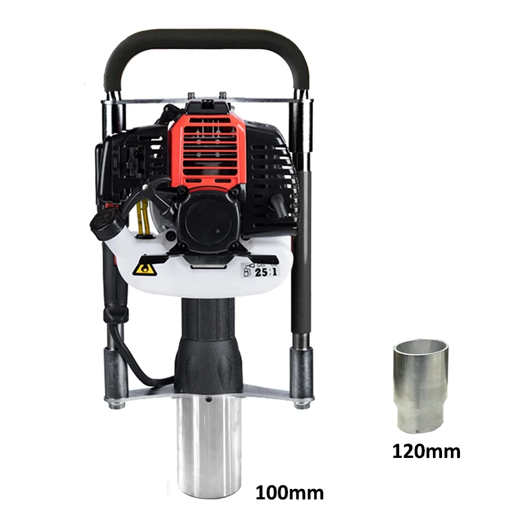 
2 Stroke 52CC Gasoline Push Pile Driver Farm Fence Gas Powered T Post Driver 