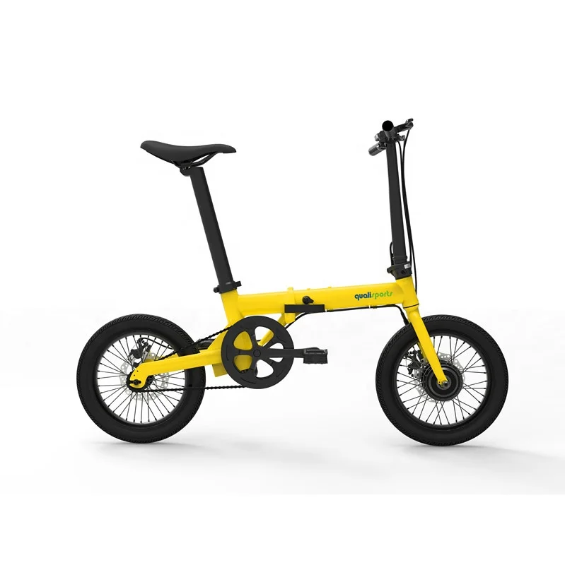 Qualisports Novo 16 polegadas 250 w Dobrar Bicicleta Elétrica/Mini Dobrável Ebike