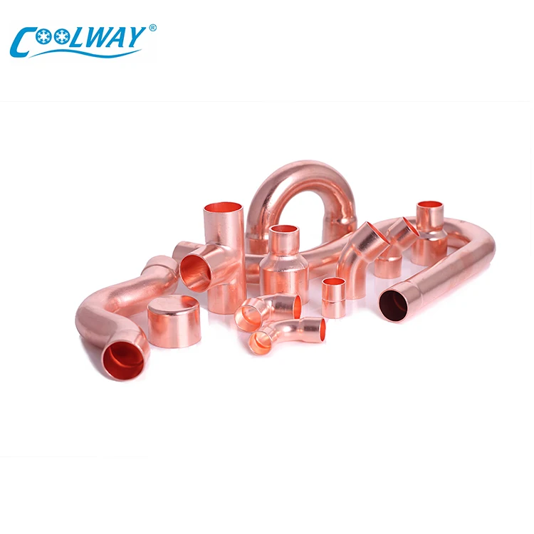 Factory Wholesale Price Pipe Pitting China Supplier Brass Compression Copper Cross Fitting Elbow for Copper Pipe