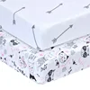 2 Pack 100% Jersey Cotton fitted sheets for Baby Boy and Girl or toddler