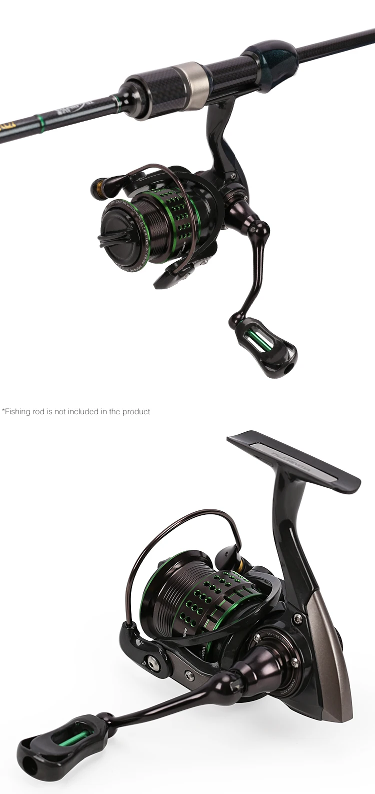 Tsurinoya Spinning Fishing Reels Kingfisher 1000 10+1bb 162g Carbon