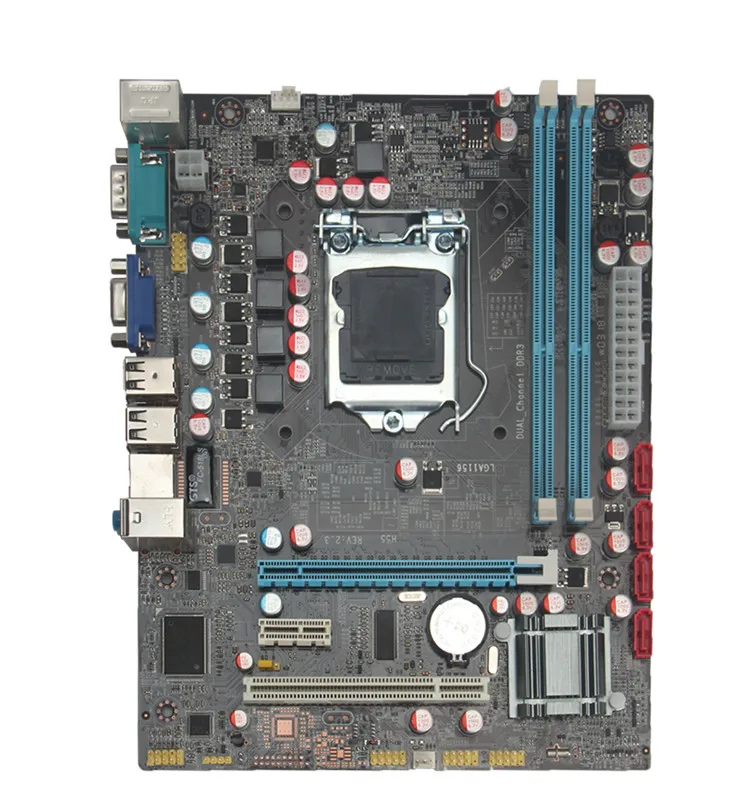 

hot sell core i3 i5 i7 supported types of computer ddr3 H55 intel 1156 socket motherboard