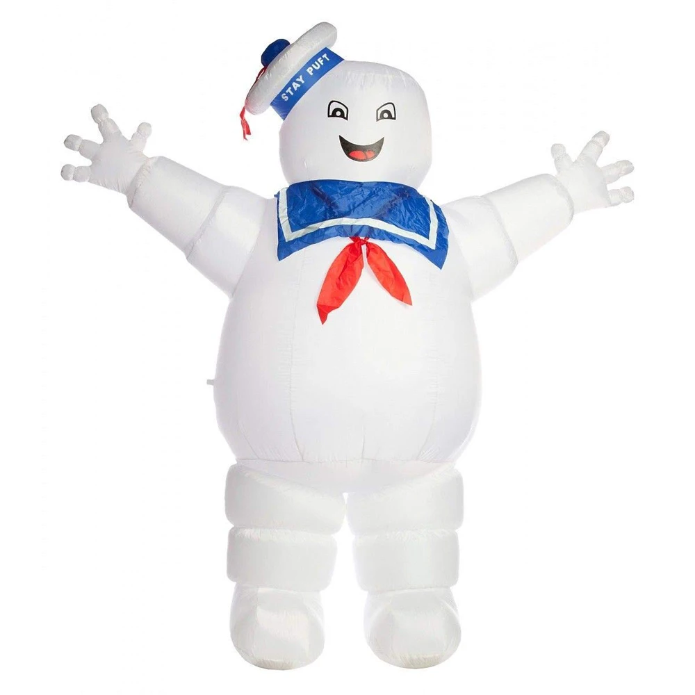 8 ft Halloween Yard Inflatable Decoration Ghostbusters Stay Puft Marshmallo...