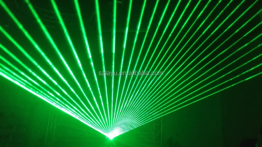 Outdoor Led Stage Show Green Laser Show 16w Green Waterproof Laser