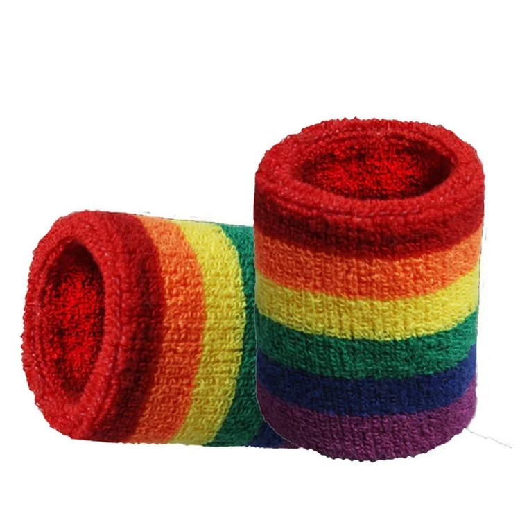 

Colorful towel wristband for sweat absorption Sports W-1100, Customized color