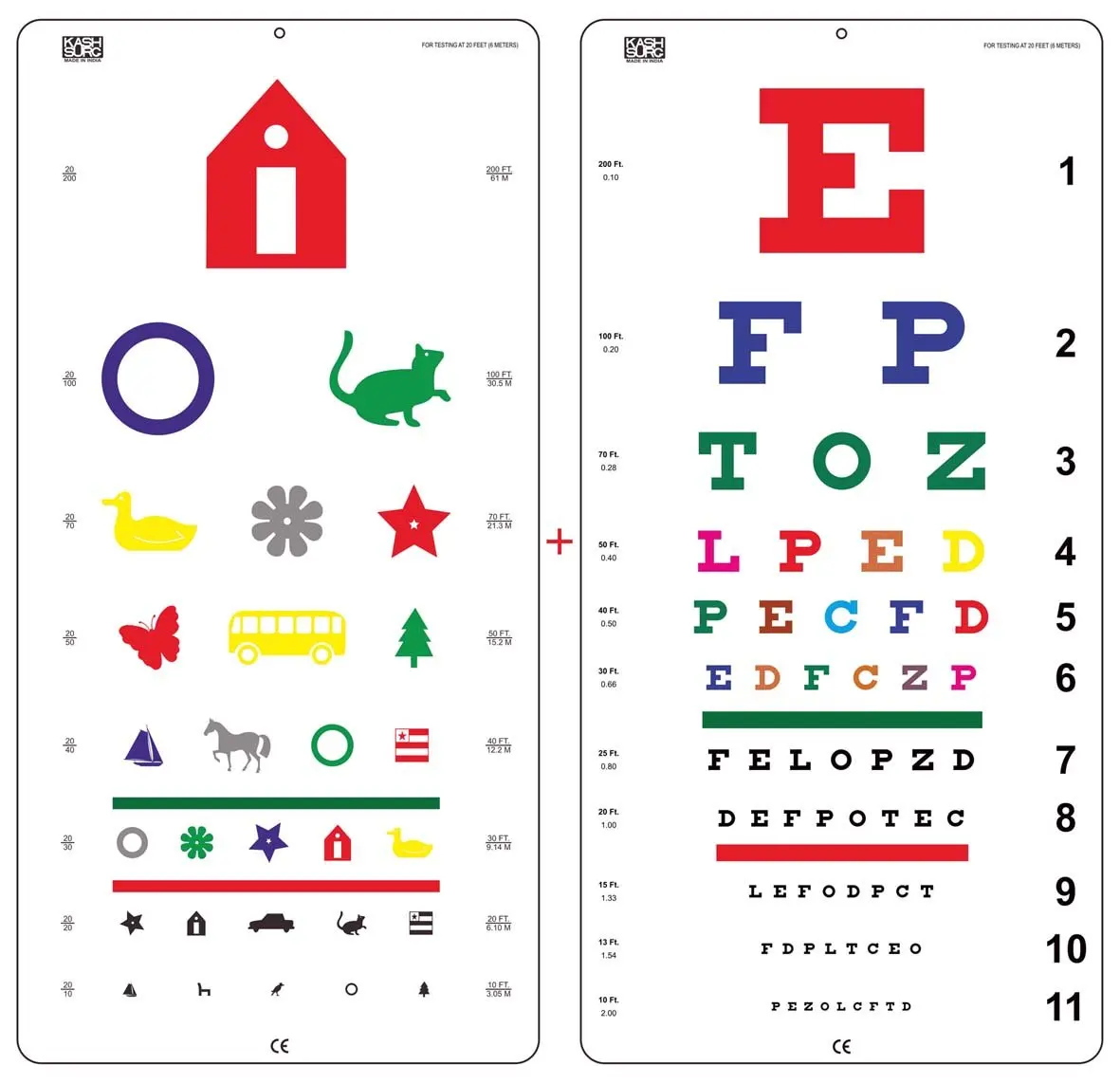 Printable Snellen Chart 14 Inches