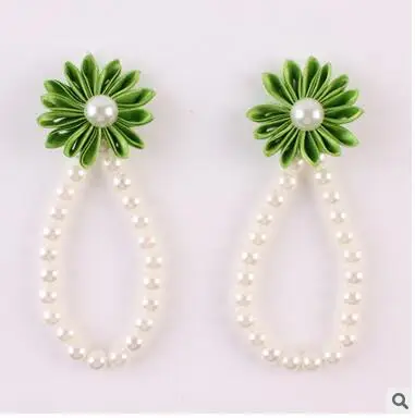 

Hot Selling Baby Girls Barefoot Flower Pearl Foot Band Toe Ring Floral Wedding Sandals Socks Anklets Prop Headband 1pc
