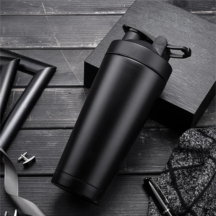 

Wholesale Gym BPA Free Stainless Steel Vacuum Shaker Custom Logo Protein Shaker Bottle