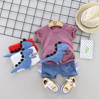 

2019 hot sale two pieces baby summer clothes set good quality baby clothing