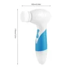 4 in 1 Face Clean Pack System Twin-Way Rotation 3 Speed Spining Facial Cleansing Brush Set CE Approved SPA Cleansing Brush