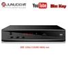 junuo free logo printing cccam powervu bisskey youtube digital dvb s2 receiver mpeg4