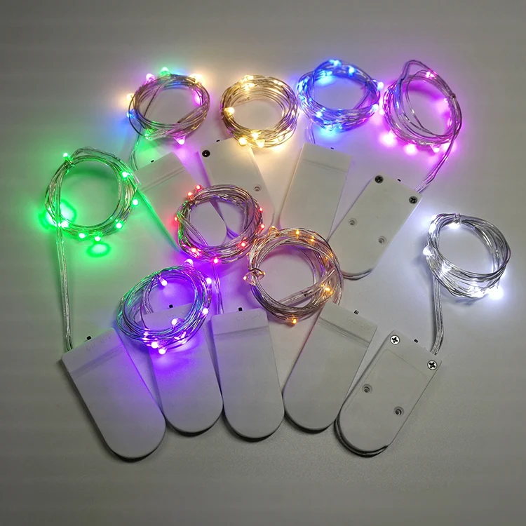 Battery operated led light string customized design colorful led string light for wedding party