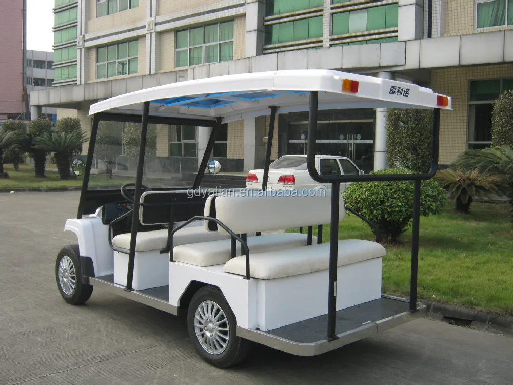 Airport Passenger Transport 48v Electric Vehicle Used Sightseeing Car