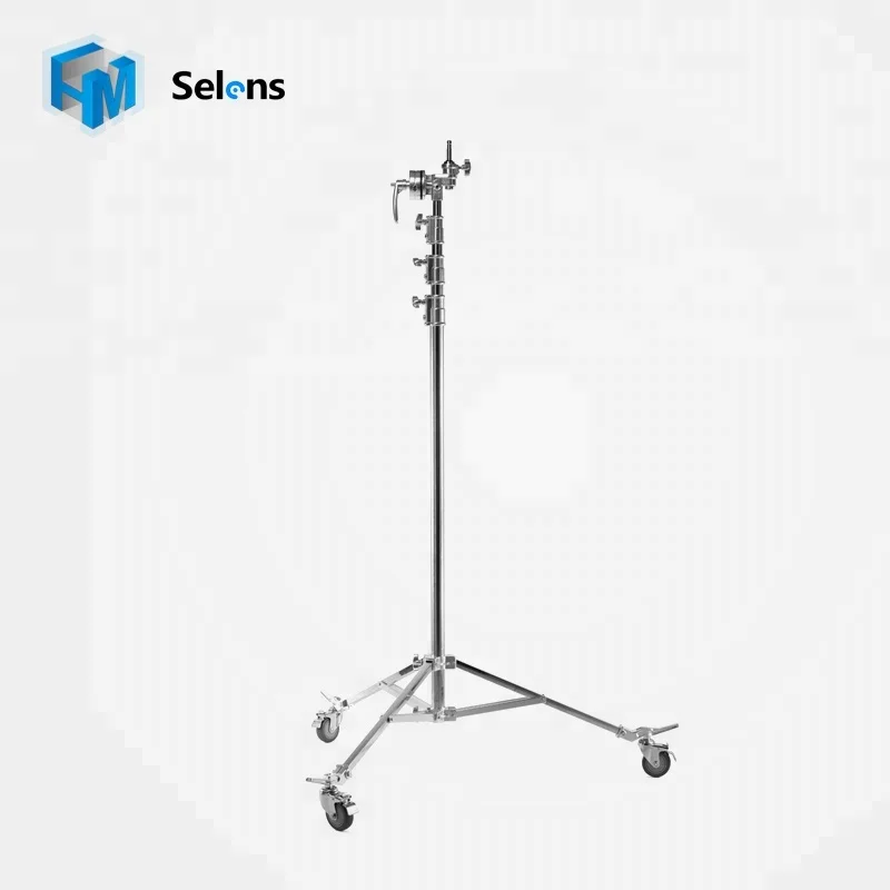 Selens Hollywood HW-580GW 580cm Heavy Duty Max Loading 30kg Light Stand For Video