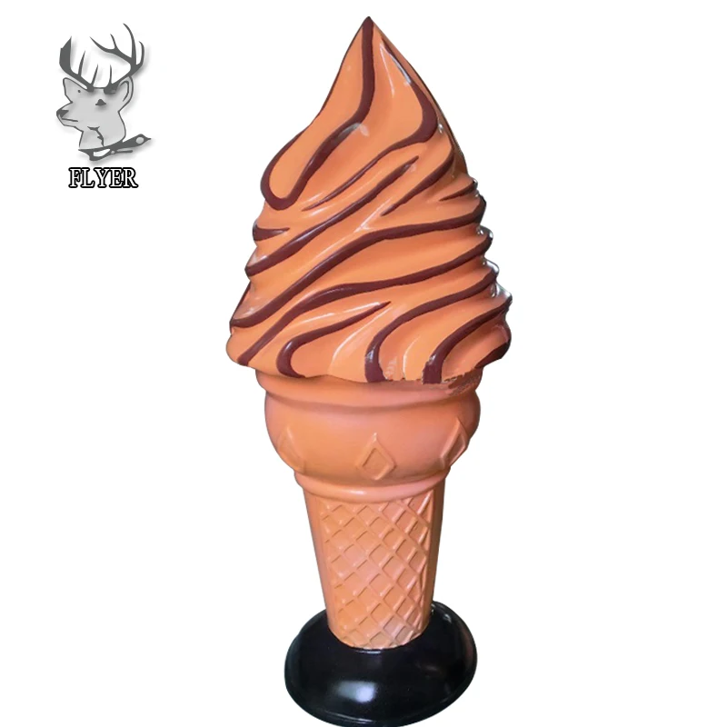 Large fiberglass ice cream cone for sale suitable for UK, View
