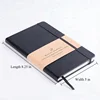 Wholesale Custom Dot Grid Bullet Journal Leather Hardcover Notebook with Inner Pocket and Elastic Band Planner