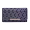 Hot Selling Diamond Lattice Wallet Geometric Colorful Big Banknote Clip Women's Long-style Mobile Bag