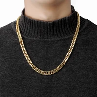 

wholesale fashion jewelry chain necklace simplify gold chain for men