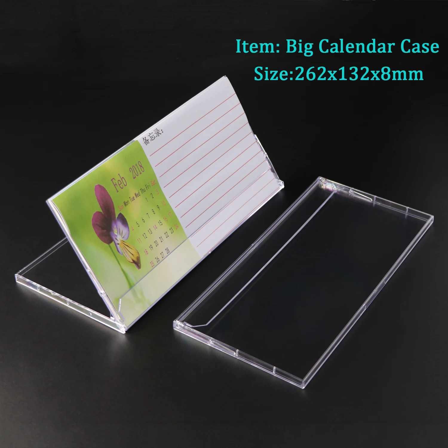 Hot Selling Transparent Plastic Desk Cd Calendar Case Buy Calendar