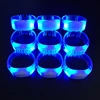 Wedding souvenirs adjustable 8 different groups led bracelet remote