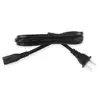 America 2 Prong Ac Desktop Nema 1-15p power cable Us American Usa 2pin Plug Computer Figure 8 Iec 320 C7 Power Cord