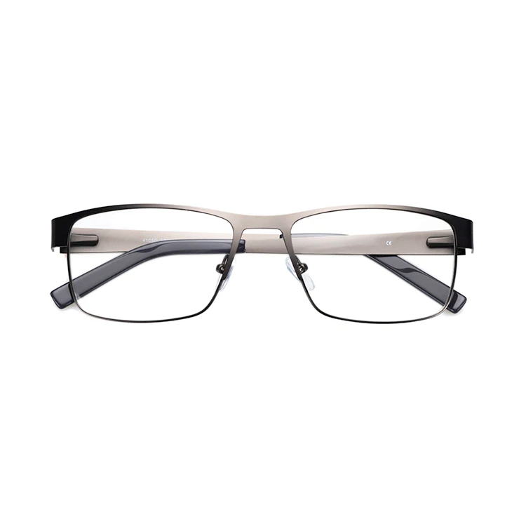 Wholesale classic fashion stainless metal anti blue rays light eyeglasses optical frame