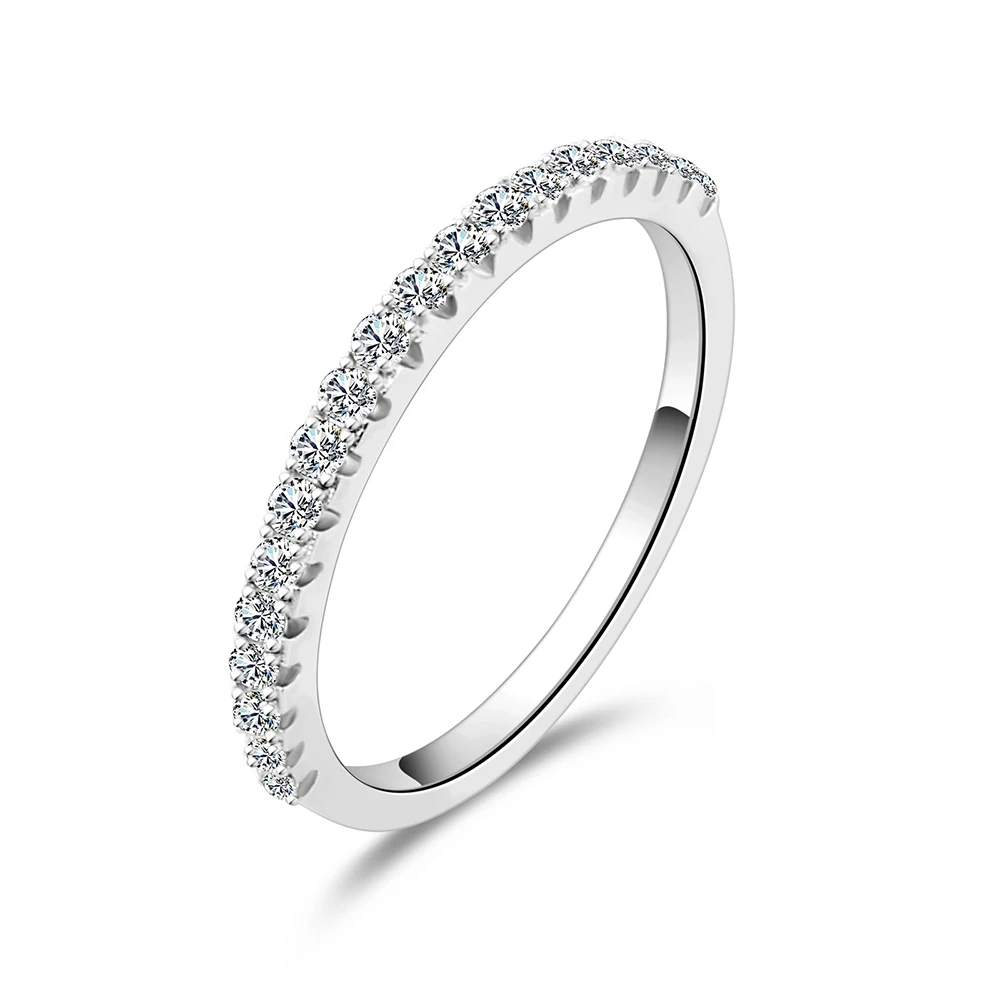 

Micro pave Setting Ladies Finger Real 925 sterling silver jewelry wholesale rings