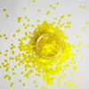 Solvent Resistant Round Yellow Neon Glitter Sequins with Top quality