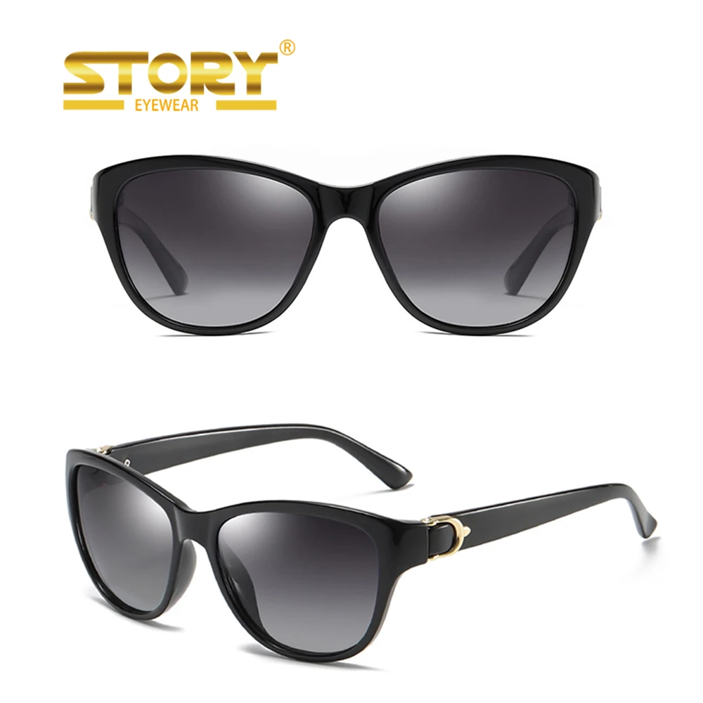 

STORY FSK A572 Cat Eye Cat.3 Sunglasses Lens Polarized Women