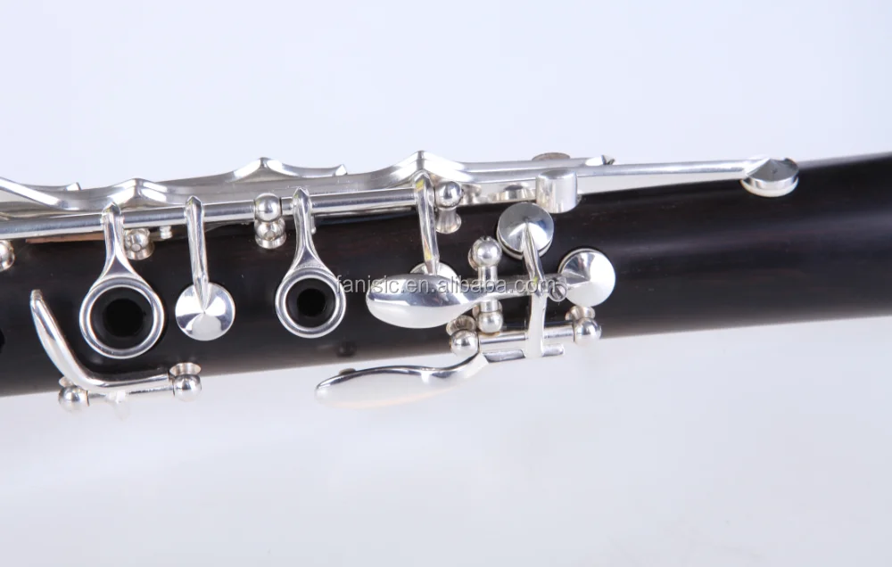 Ebony body clarinet 17key silver plated